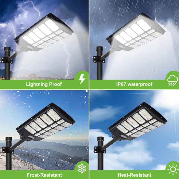 Lampa Solara Stradala Innova Viper 1800W Telecomanda IP67 Senzor Miscare Lumina - detaliu produs