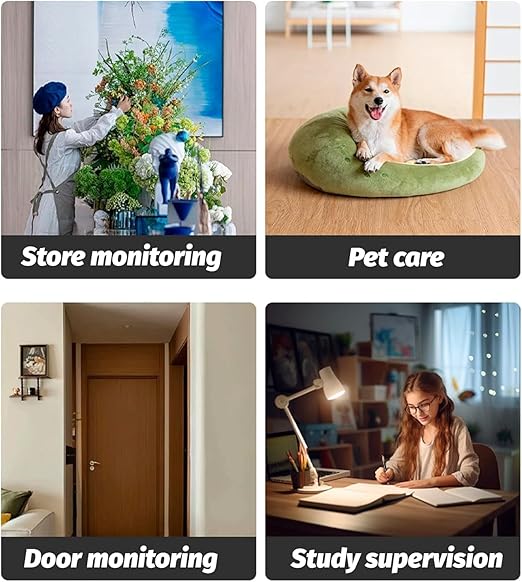 Camera Video pentru Animale de Companie 4G Dual Lens 1080p Control Aplicatie 5200mAh - detaliu produs