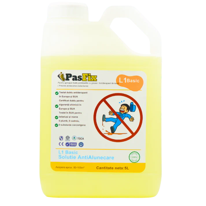 PasFix L1 BASIC 5L Solutie Antialunecare Gresie Bai Bucatarie Protectie - imagine principala