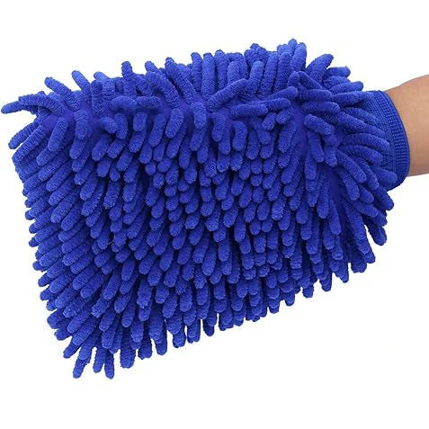 Manusa Spalare Auto Chenille Izolata Interior Microfibra Verde - detaliu produs