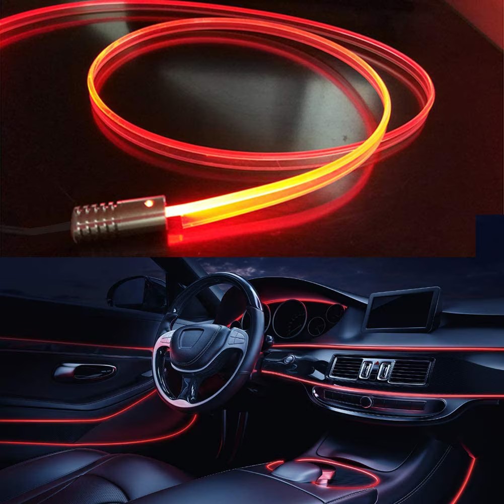 Kit Lumini ambientale LED RGB si aplicatie Bluetooth pentru control, 12V, sincronizare muzicala, 5 capete