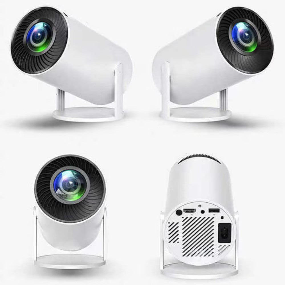Videoproiector Inteligent 4K – HY300 PRO, Android TV 11.0, WiFi 6, Bluetooth 5.0, Ecran 130'', 200 ANSI