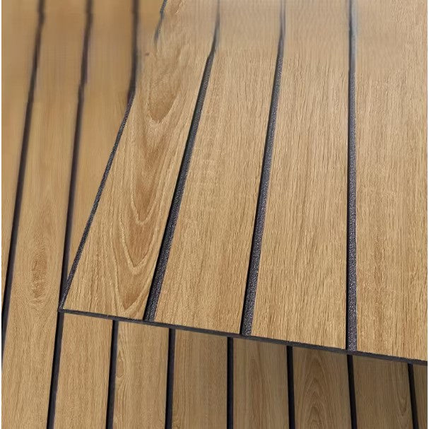 Tapet decorativ autoadeziv, aspect lemn vertical, 30x60cm, model 3D modern, pentru perete interior
