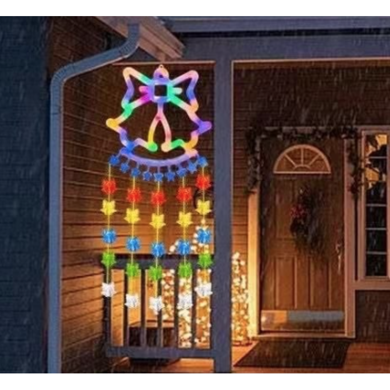 Ghirlanda luminoasa colorata, 160 cm cu 60LED alimentare la priza, multicolor