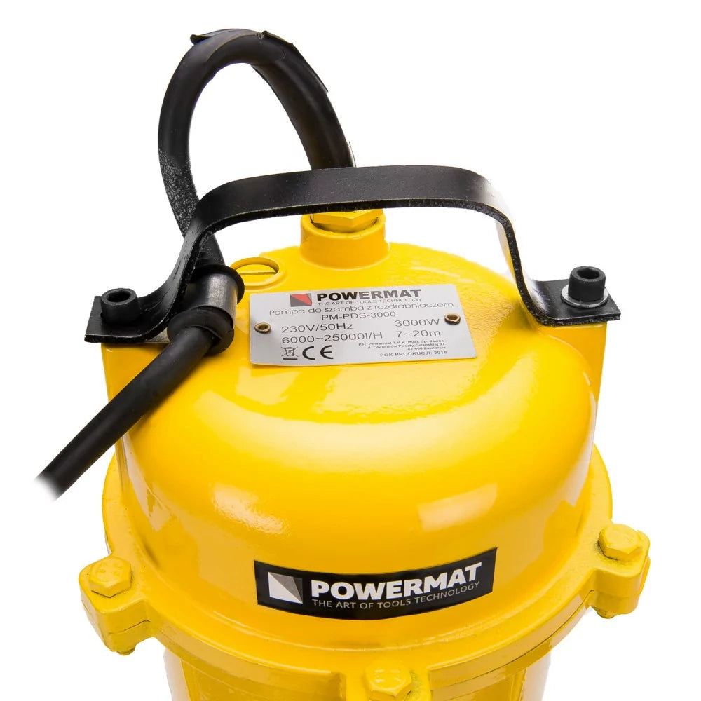 Pompa submersibila apa murdara fosa septica cu tocator, putere 750W