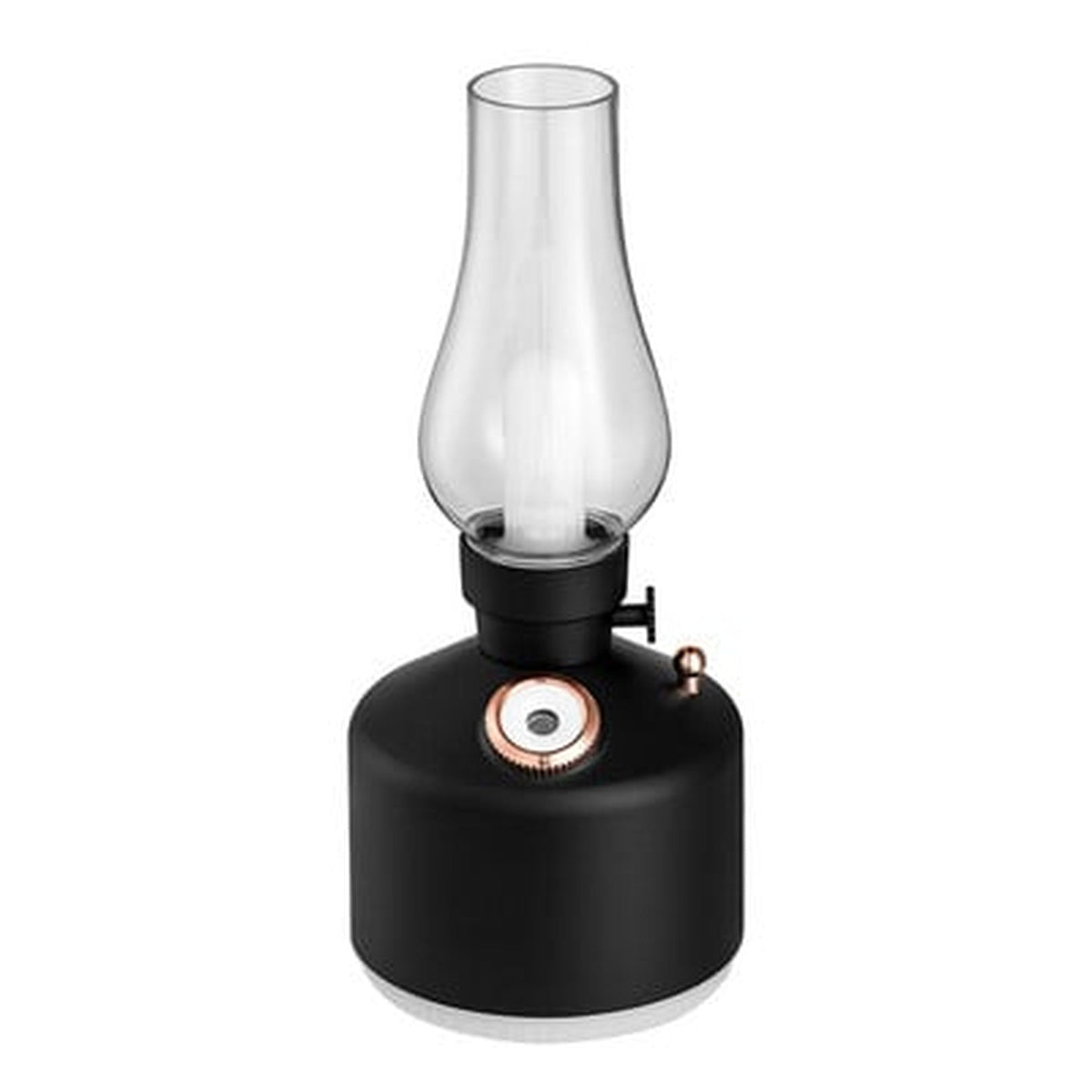 Umidificator Aroma Lampa Vintage cu Efect Flacara si Lumina Ambientala
