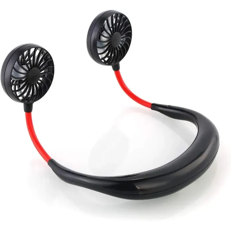 Mini ventilator pentru gat, 3 trepte de viteze, incarcare usb