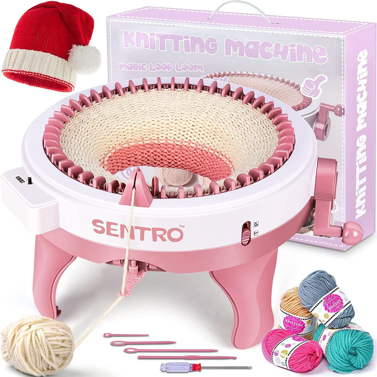 Masina de tricotat automata cu 40 de ace + accesorii