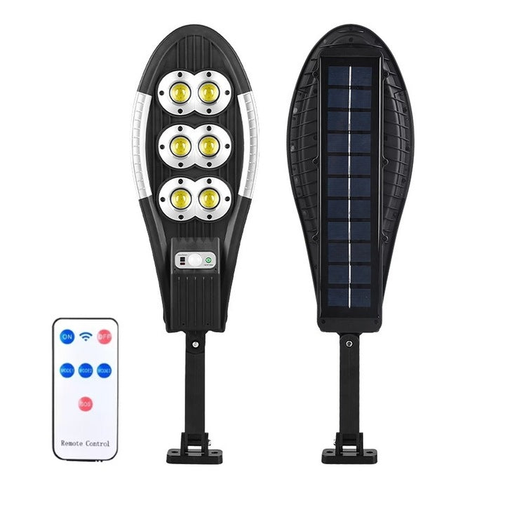 Lampa solară LED Exterior 200 COB cu Senzor de Mișcare, Telecomandă și 3 Moduri – Ultra Luminoasă, Rezistentă la Intemperii, Ideală pentru Curte, Grădină, Terasă