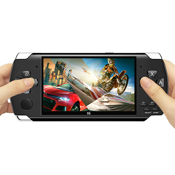Consola de jocuri video, ecran 4.3 inch, capacitate 5 ore, 500 jocuri