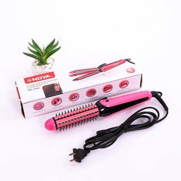 Nova 3 in 1: Placa de par / Ondulator / Perie - Tenq.ro