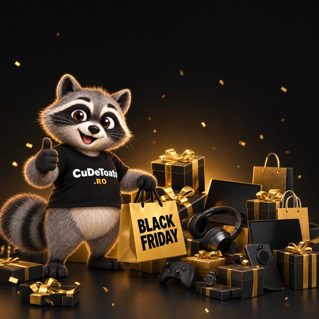 Bandi cu sacoșa Black Friday și cadouri