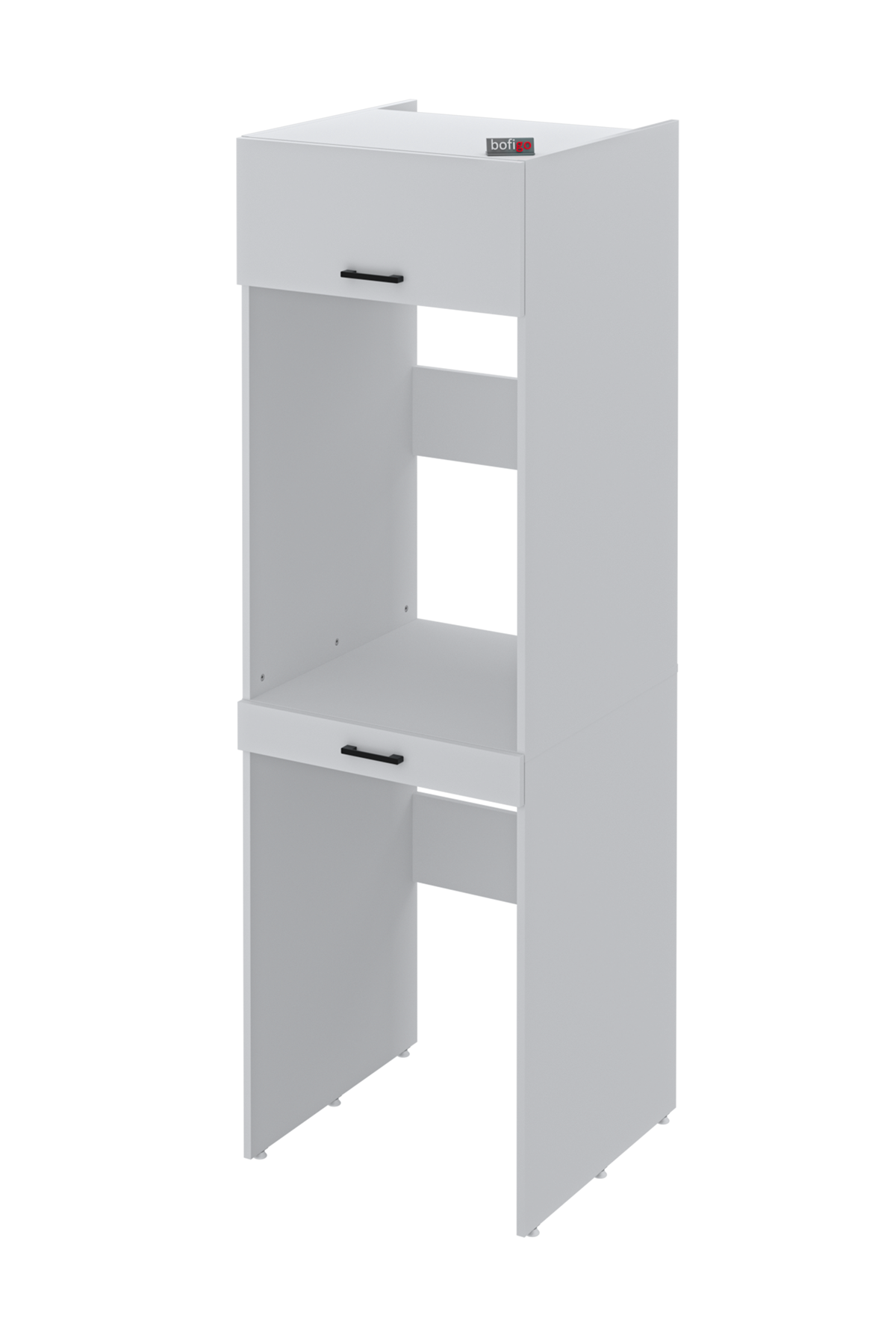 Dulap pentru masina de spalat si uscator, cu rafturi, 67 x 68,8 x 215,4 cm
