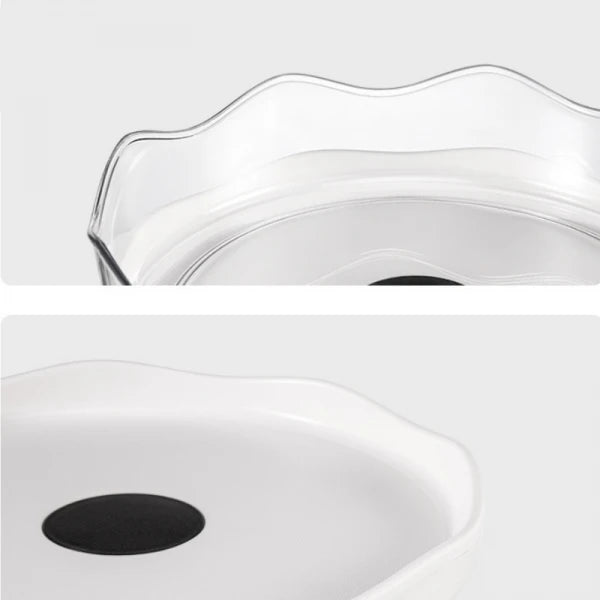 Organizator Rotativ 360° pentru Bucatarie si Baie 27cm Alb cu Compartimente - detaliu produs