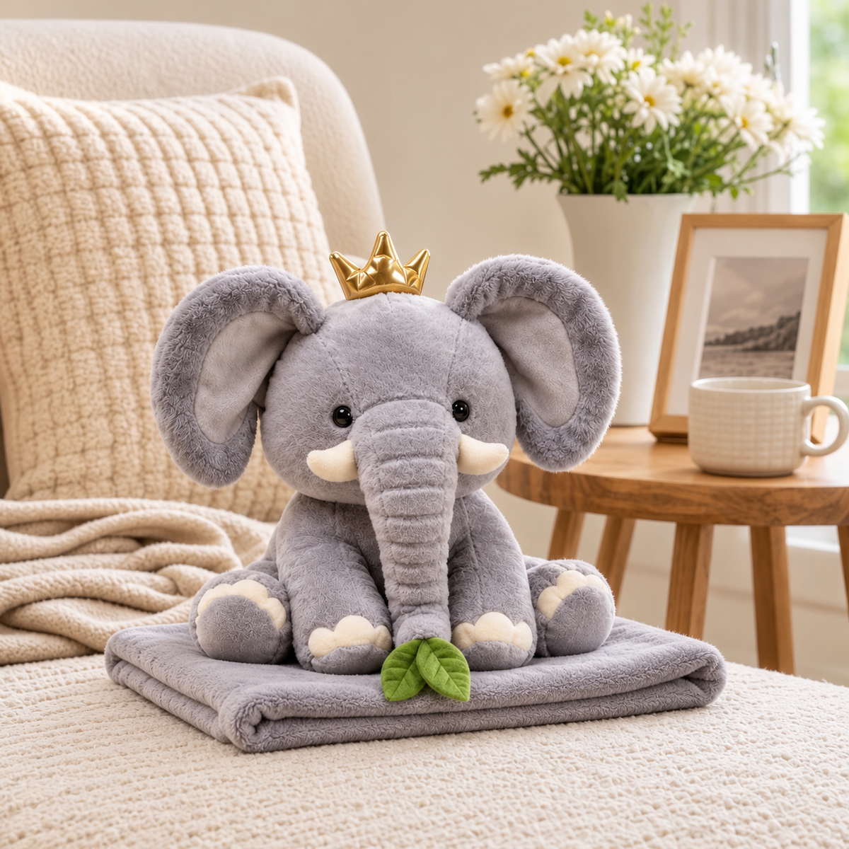 Animalut de Plus 2-in-1 cu Paturica Ascunsa 100x200 cm 5 Modele