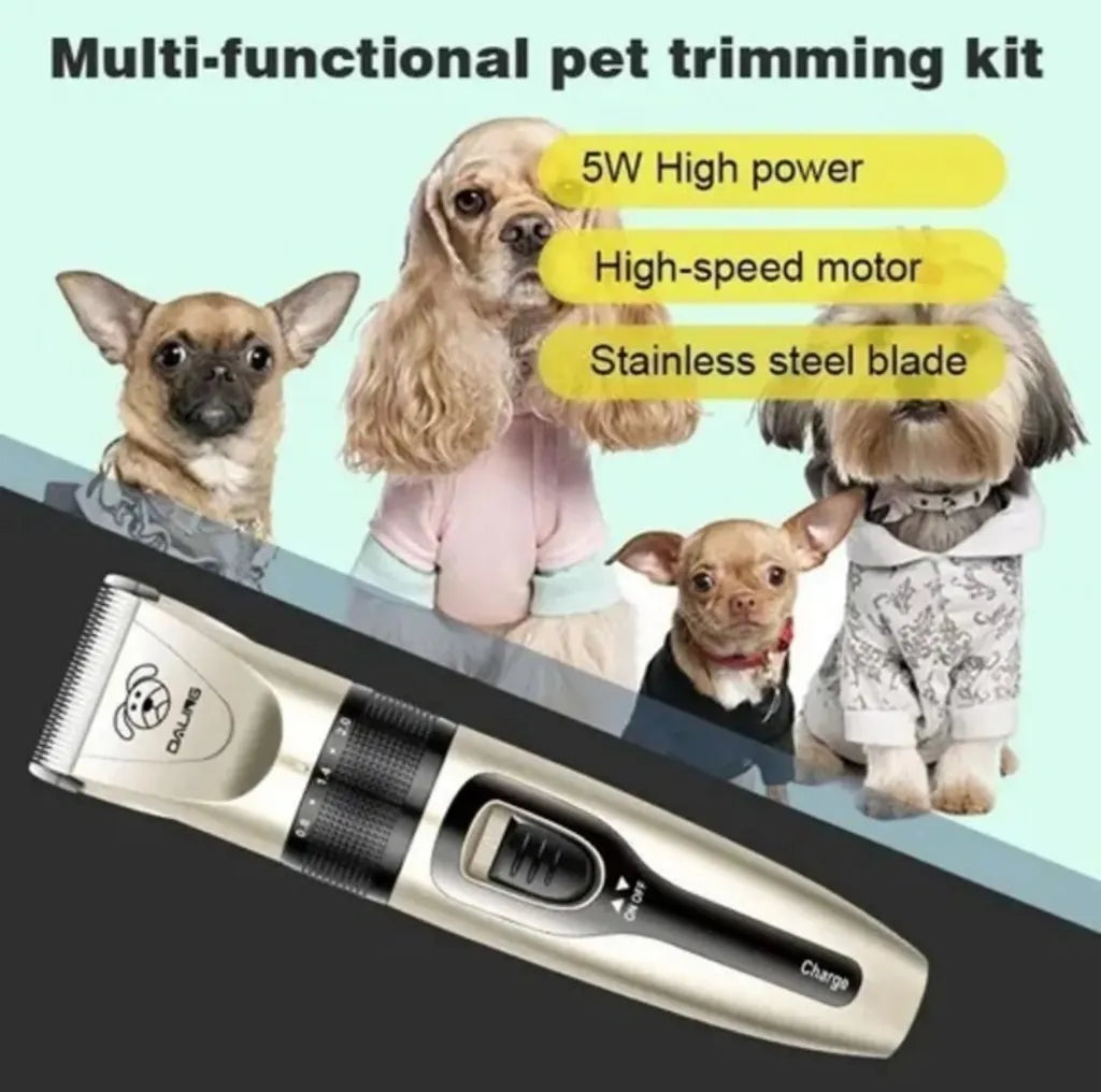 Masina de Tuns Animale Profesionala Fara Fir Reincarcabila USB 5 in 1 - imagine principala
