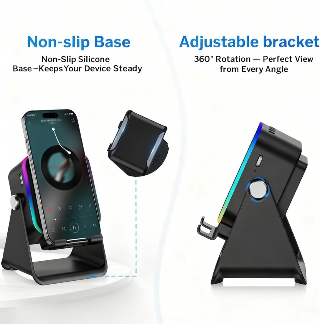 Boxa Bluetooth Portabila Wireless Sunet Stereo Bass Puternic - detaliu produs
