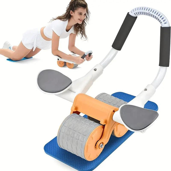 Rola abdominala cu suport pentru coate, timer si saltea de protectie pentru genunchi
