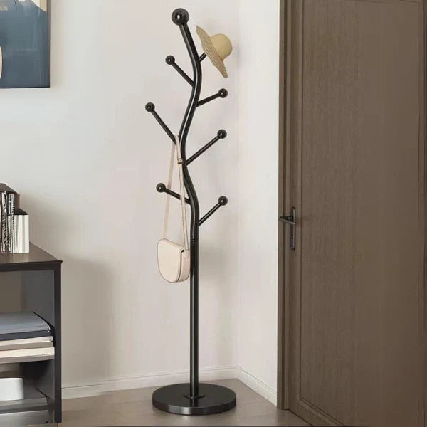 RESIGILAT - Cuier pentru haine in forma de S, 7 carlige, otel carbon, 178 x 30 cm, negru