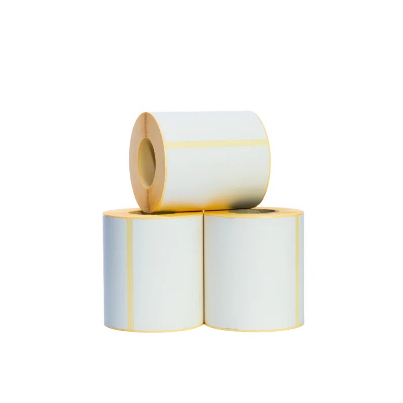 Rola 1000 Etichete AWB Autoadezive Termice 100 x 150 mm, Perfor de Rupere