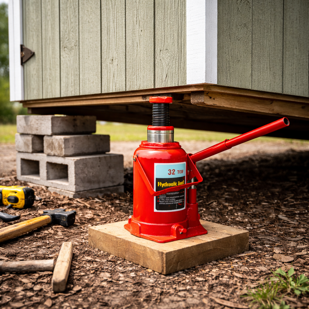 Cric hidraulic telescopic tip butelie 32 tone