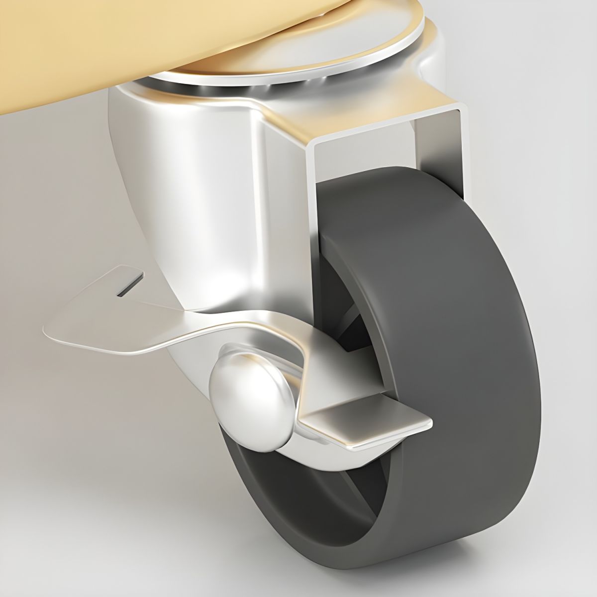 Suport haine metalic cu roti si cos de depozitare, finisaj auriu, 80x32x173 cm