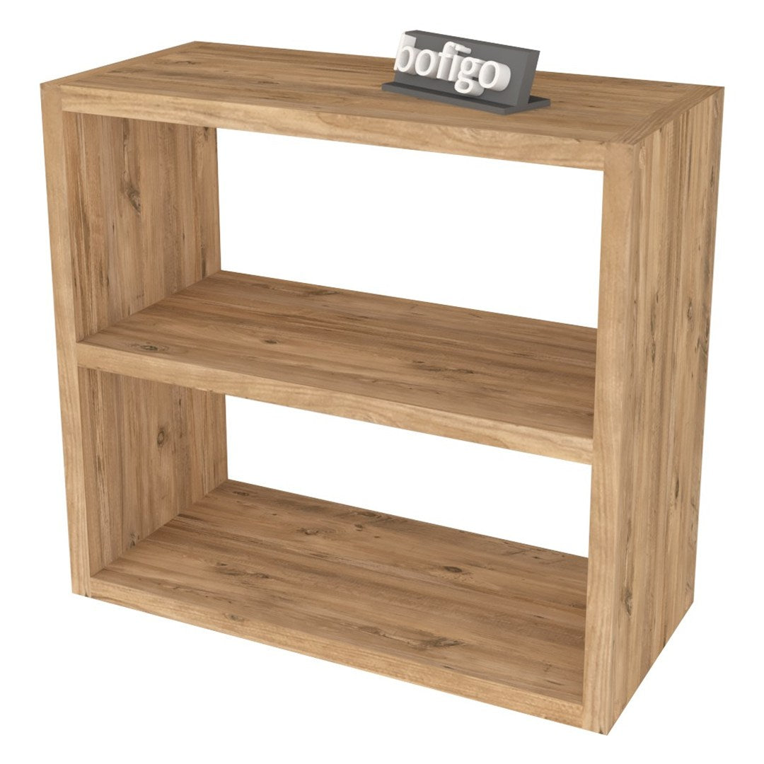 Raft condimente 3 nivele, suport condimente bucatarie cu cadru metalic anti-rugina, organizator pentru sticle si ustensile mici 50 x 30 cm, montaj pe perete sau blat, curatare usoara, stil modern industrial Pin natur - detaliu 5