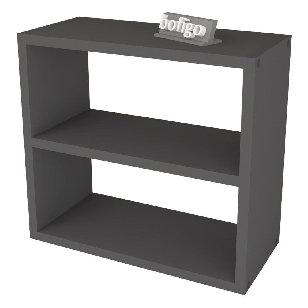 Raft condimente 3 nivele, suport condimente bucatarie cu cadru metalic anti-rugina, organizator pentru sticle si ustensile mici 50 x 30 cm, montaj pe perete sau blat, curatare usoara, stil modern industrial Antracit - detaliu 6