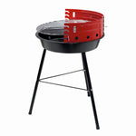 Gratar pe carbuni KLUGMEISTER KY23014, material otel, circular, portabil, inaltime gatire 53 cm, diametru gratar 33 cm