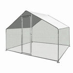 Cotet / tarc pentru pasari MESTERINO TOOLS MTGC-011, 3 x 2 x 1.95 m, otel galvanizat