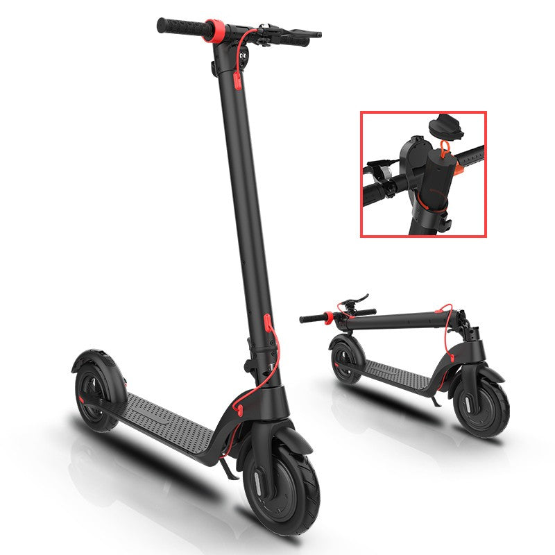 Trotineta electrica premium KIXIN X7, motor 350W, acumulator 36V si 5A, viteza maxima 25Km/h, autonomie 20 km, sarcina maxima 100 Kg