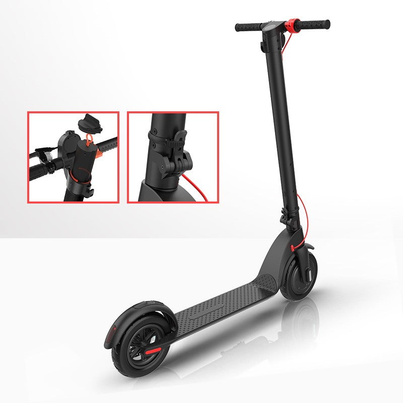 Trotineta electrica premium KIXIN X7, motor 350W, acumulator 36V si 5A, viteza maxima 25Km/h, autonomie 20 km, sarcina maxima 100 Kg