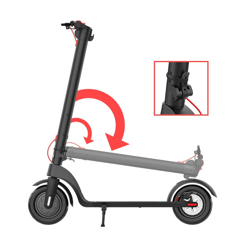 Trotineta electrica premium KIXIN X7, motor 350W, acumulator 36V si 5A, viteza maxima 25Km/h, autonomie 20 km, sarcina maxima 100 Kg