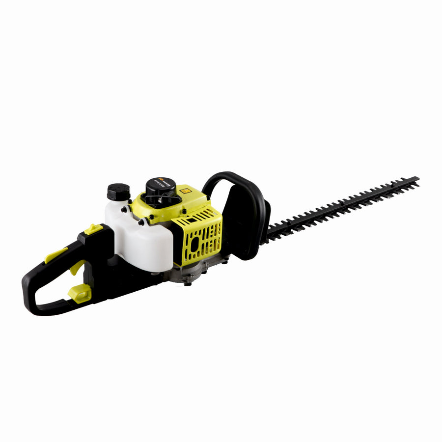 Foarfeca pe benzina pentru gard viu MESTERINO TOOLS NT-HT230B, motor 2 timpi, cilindree 22.5 cm3, putere 0.9 cai, lungime taiere 46 cm