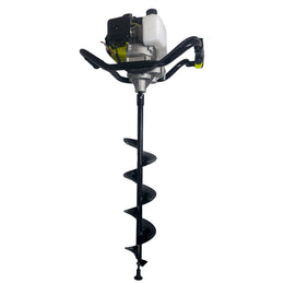 Motoburghiu pentru pamant MESTERINO TOOLS NT-GD520A + burghiu de 150 mm, motor in 2 timpi, 52cc, 2.3 CP, turatie maxima 10000 RPM