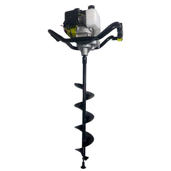 Motoburghiu pentru pamant MESTERINO TOOLS NT-GD520A + burghiu de 150 mm, motor in 2 timpi, 52cc, 2.3 CP, turatie maxima 10000 RPM