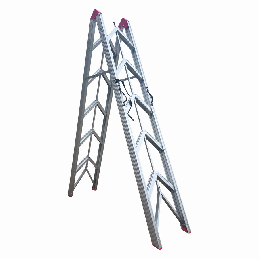 Scara pliabila ultracompacta din aluminiu MESTERINO TOOLS JL-308(2x5), 171x131x44 cm