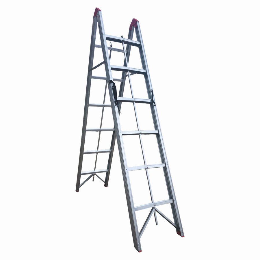 Scara pliabila ultracompacta din aluminiu MESTERINO TOOLS JL-308(2x6), 200x156x44 cm