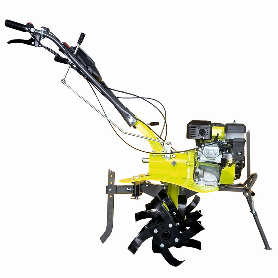 Motocultor pe benzina MESTERINO TOOLS BJXT1000G-212, 212 cmc, 8.5 cai putere, trasmisie pe pinioane, viteze 2 inainte si 1 inapoi, latime de lucru 95 cm, adancime de lucru 15-30 cm