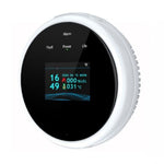 Detector de gaz wireless ANNKE CGQ015, accesoriu suplimentar pentru sistem alarma A113, senzor metan/GPL și temperatura, alerta sonora