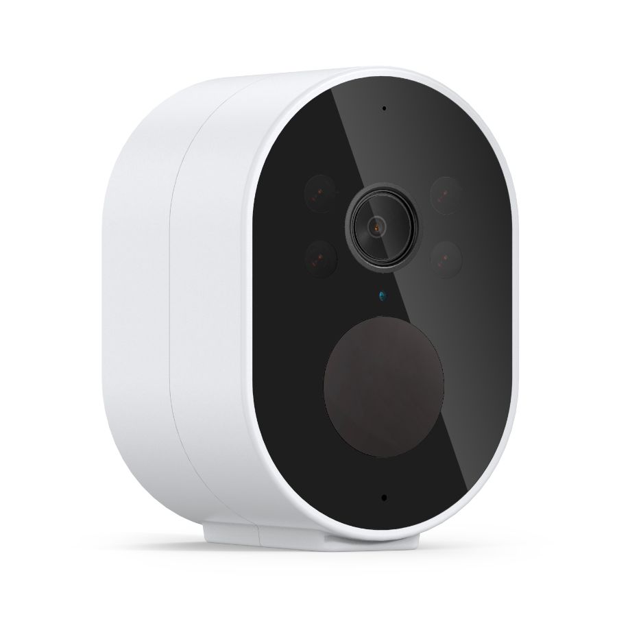 Kit mini NVR Video ANNKE N44WEH+I41DL*2, statie tip baza cu 2 camere interior/exterior 2MP, Full HD, baterie, rezistent la intemperii