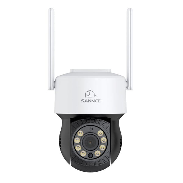 Camera performanta de supraveghere video SANNCE I51CM, de exterior, WiFi 5MP, Ultra HD/2k+, Pan & Tilt, comunicare audio bidirectionala, vedere nocturna IR, rezistenta la intemperii