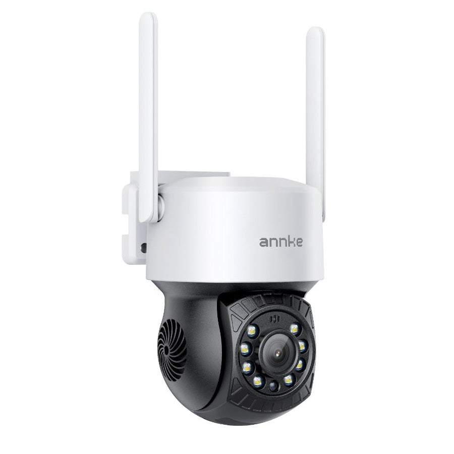 Camera performanta de supraveghere video ANNKE I81BE, de exterior, WiFi, 4MP, tip Dome, Super HD, Pan & Tilt, comunicare audio bidirectionala, vedere nocturna IR, rezistenta la intemperii