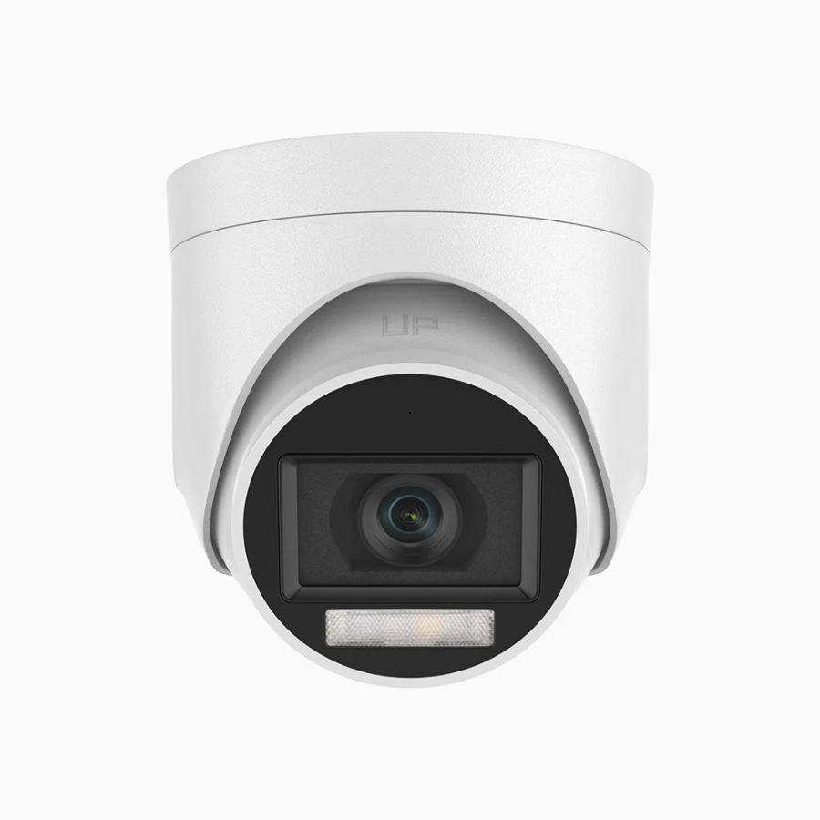 Sistem performant de supraveghere video ANNKE DW81KN+CR1CW*4, DVR 8 canale Hibrid, 4 camere tip Turret interior/exterior 5MP, Ultra HD/2k+, lumina duala IR si alba, vedere nocturna, audio, rezistent la intemperii