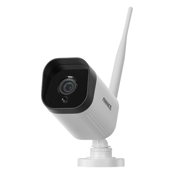 Sistem performant de supraveghere video WiFi ANNKE N48WHR+I71GK*8, NVR 8 canale, 8 camere tip Bullet interior/exterior 3MP, Super HD, vedere nocturna IR, audio, rezistent la intemperii