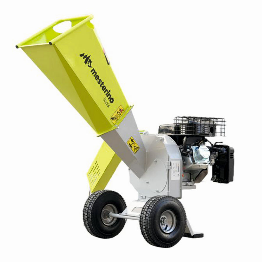 Tocator de crengi si resturi vegetale, MESTERINO MT-70SP, motor pe benzina RATO in 4 timpi 212cc, 7 CP, diametru maxim de taiere 75mm