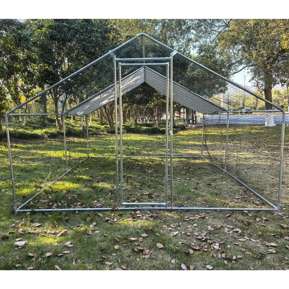 Cotet / tarc pentru pasari 3 x 4 x 2 m din otel galvanizat MESTERINO TOOLS MTGC-034