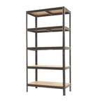 Raft cu 5 polite negru 265 kg / polita, 900 x 450 x 1800 mm, MESTERINO TOOLS MTTC-080A