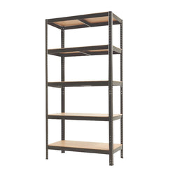 Raft cu 5 polite negru 265 kg / polita, 900 x 450 x 1800 mm, MESTERINO TOOLS MTTC-080A