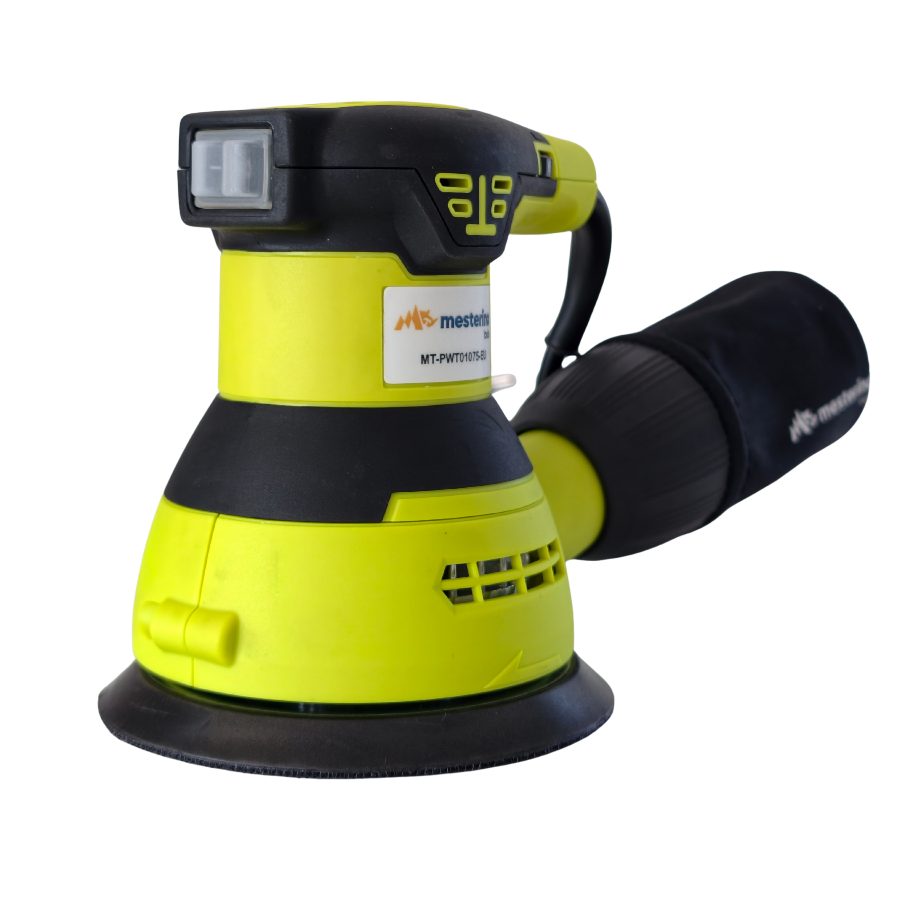 Masina electrica orbitala de slefuit MESTERINO TOOLS MT-PWT01075-EU, 350 W, 12000 RPM, disc 125 mm